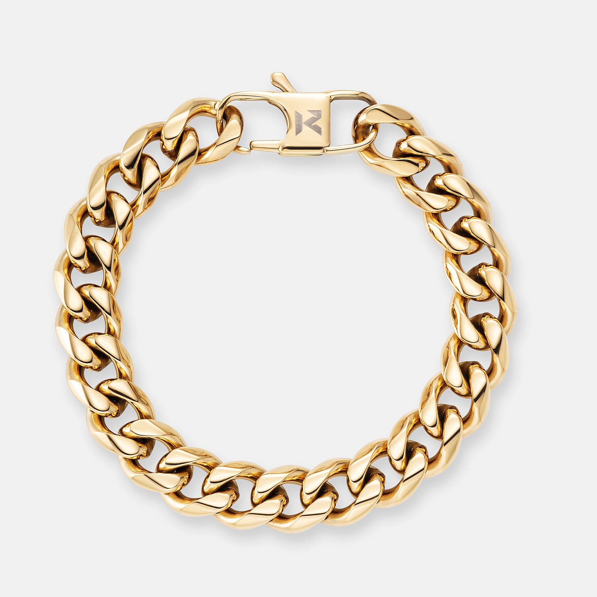 K12 - GOLD CUBAN BRACELET - 10.5MM