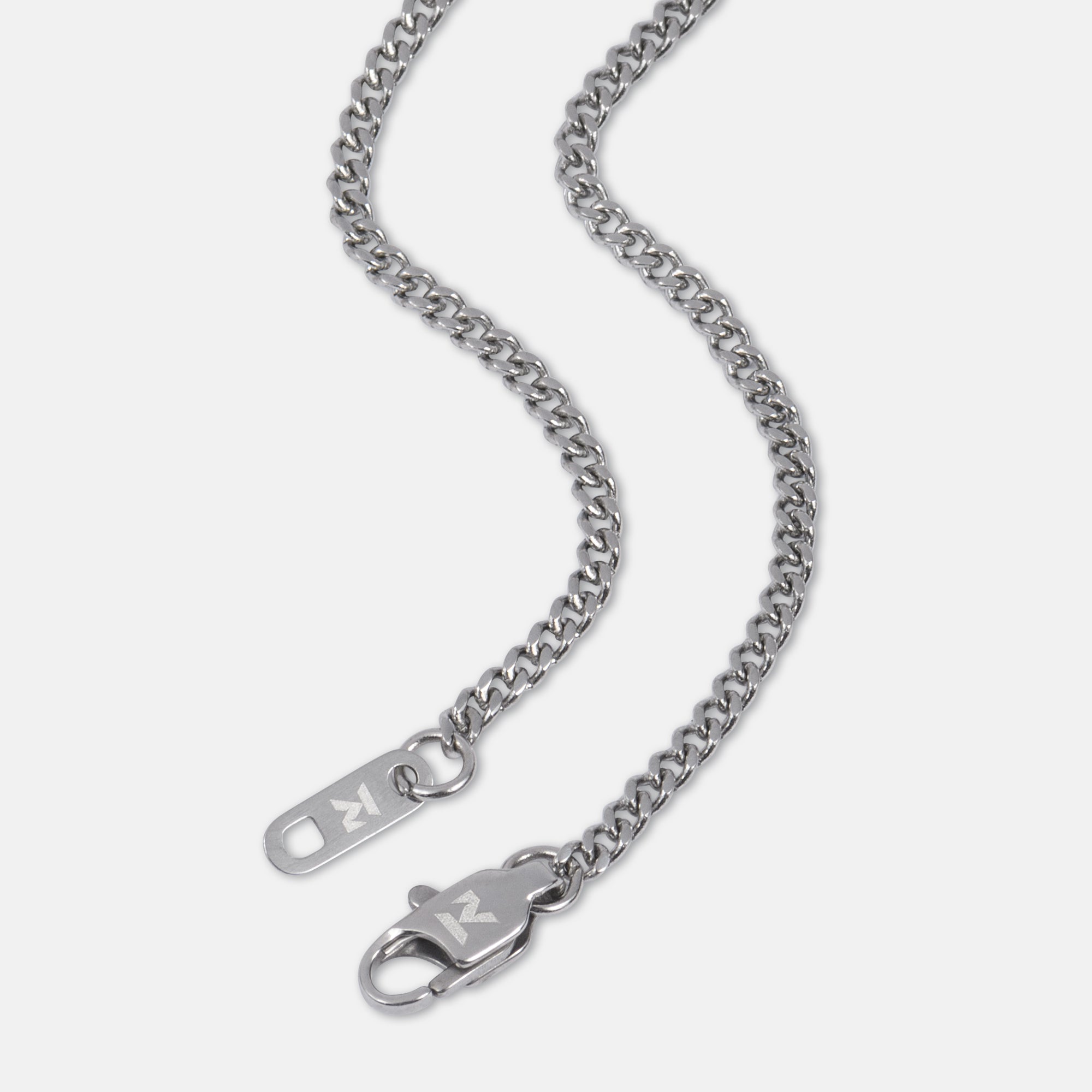K12 - SILVER CUBAN BRACELET - 2MM