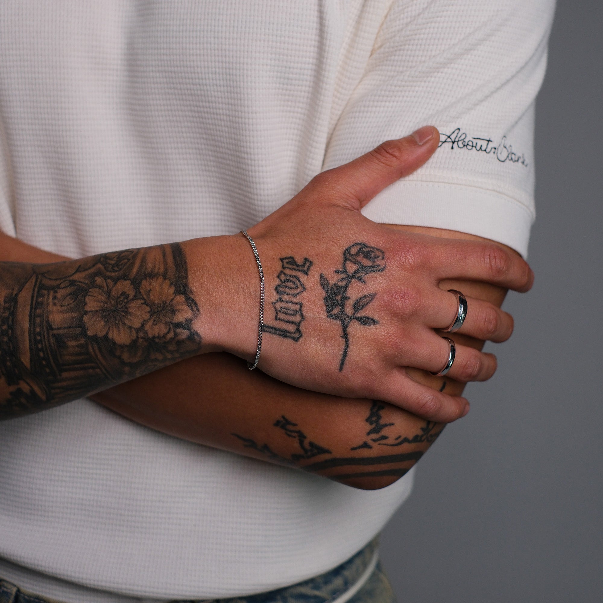 K12 - 925 SILVER CUBAN BRACELET - 2MM