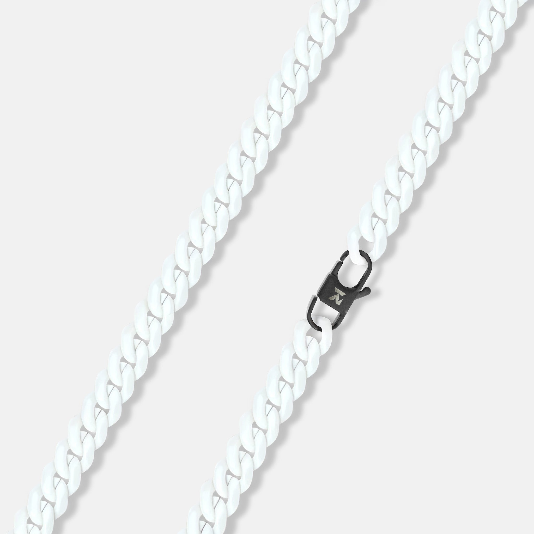 K12 - WHITE CUBAN CHAIN - 8MM